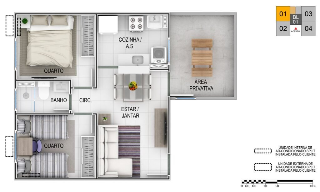 Apartamento Térreo MRV – Castanheiras — foto 7